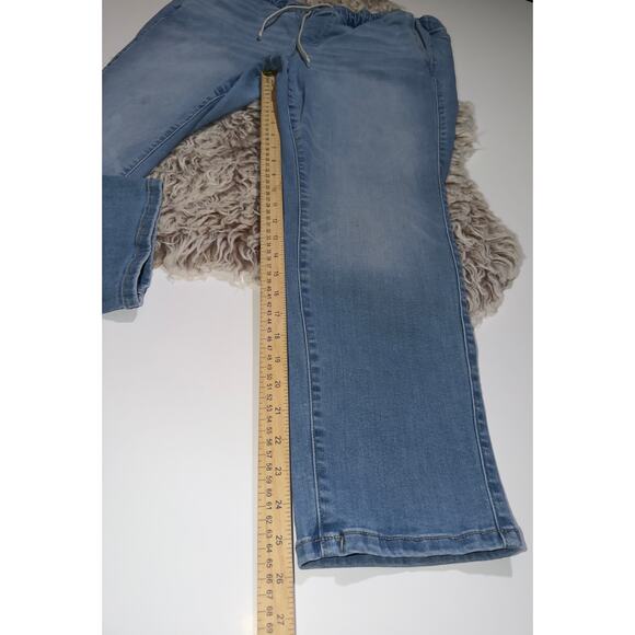 Torrid women’s pull up drawstring light blue jeans - Picture 8 of 16